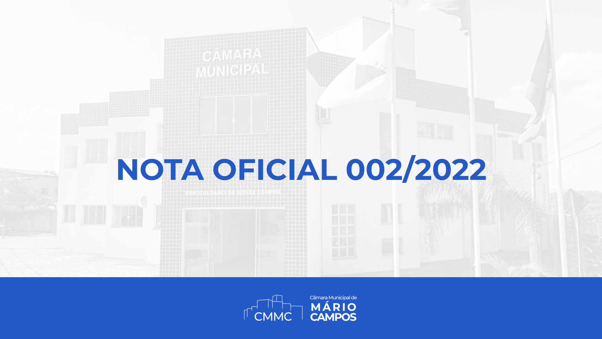 Nota Oficial 002/2022 - 09 de agosto de 2022