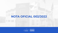 Nota Oficial 002/2022 - 09 de agosto de 2022